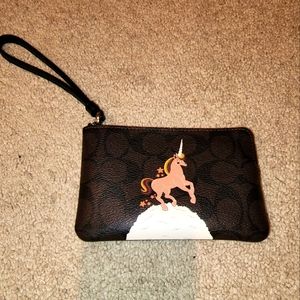 Coach Unicorn Wristlet